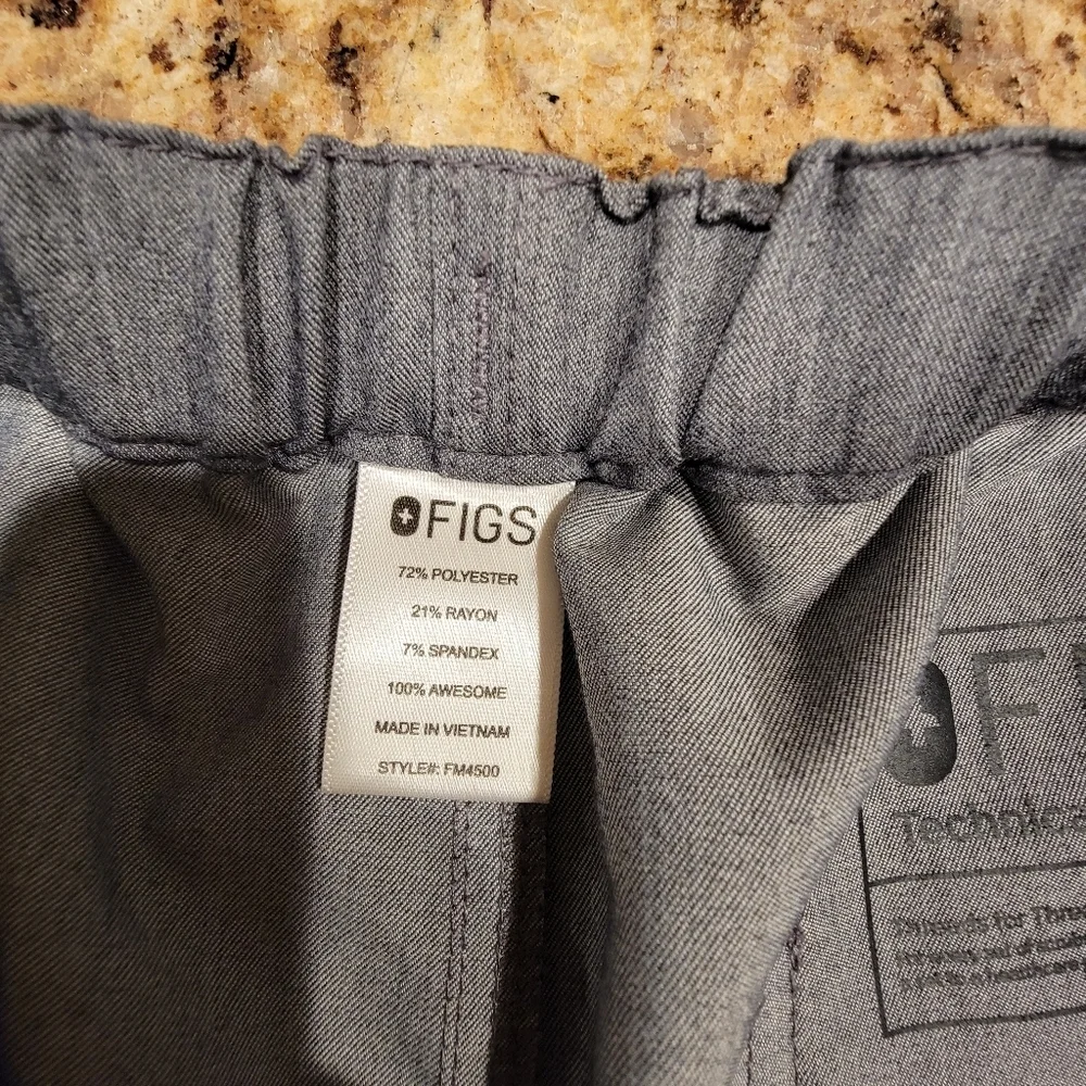 Figs‎ Pisco Basic Scrub Pants Graphite Healthcare Men's XS